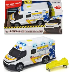 Dickie Toys SOS - Iveco Ambulanse med lyd og lys