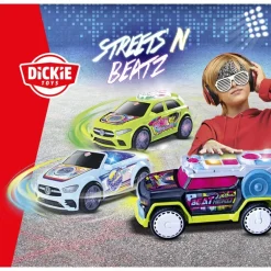 Dickie Toys Streets N Beatz - Mercedes-Benz E Class Beatz Spinner 23 cm - Pop