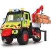 Dickie Toys Unimog Tømmerbil 50 cm med lyd og lys og elektrisk vinsj