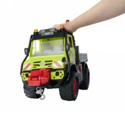 Dickie Toys Unimog Tømmerbil 50 cm med lyd og lys og elektrisk vinsj
