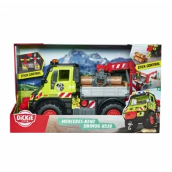 Dickie Toys Unimog Tømmerbil 50 cm med lyd og lys og elektrisk vinsj