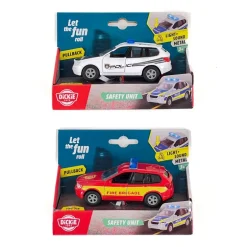 Dickie Toys Utrykningsbiler m/ lyd og lys (assortert) - Politibil / Brannbil