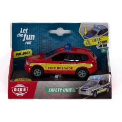 Dickie Toys Utrykningsbiler m/ lyd og lys (assortert) - Politibil / Brannbil