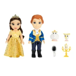 Disney 100 år Figursett m/ tilbehør 15cm - Belle og Prinsen