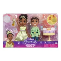Disney 100 år Figursett m/ tilbehør 15cm - Tiana og Naveen