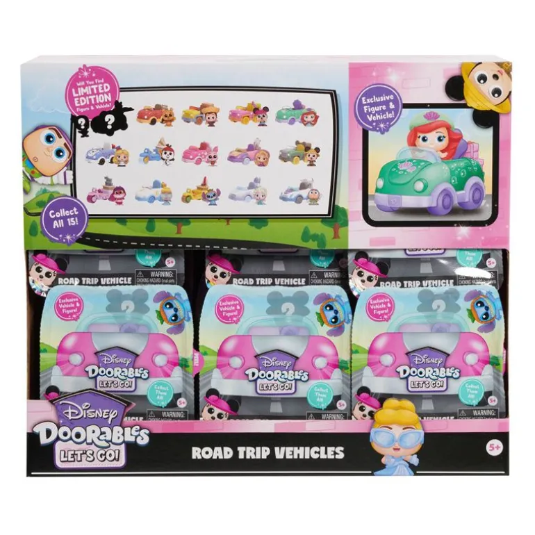 Disney Doorables Let's Go Overraskelse Kjøretøy