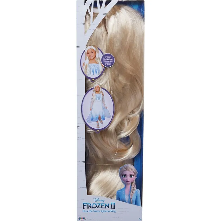 Disney Frost 2 - Elsa parykk med løst hår
