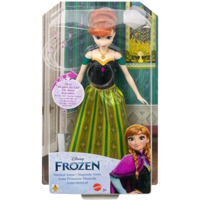 Disney Frost Dukke m/ lydeffekt - Syngende Anna