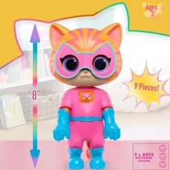 Disney Jr. Superkattungene Transformerende Figur - Ginny