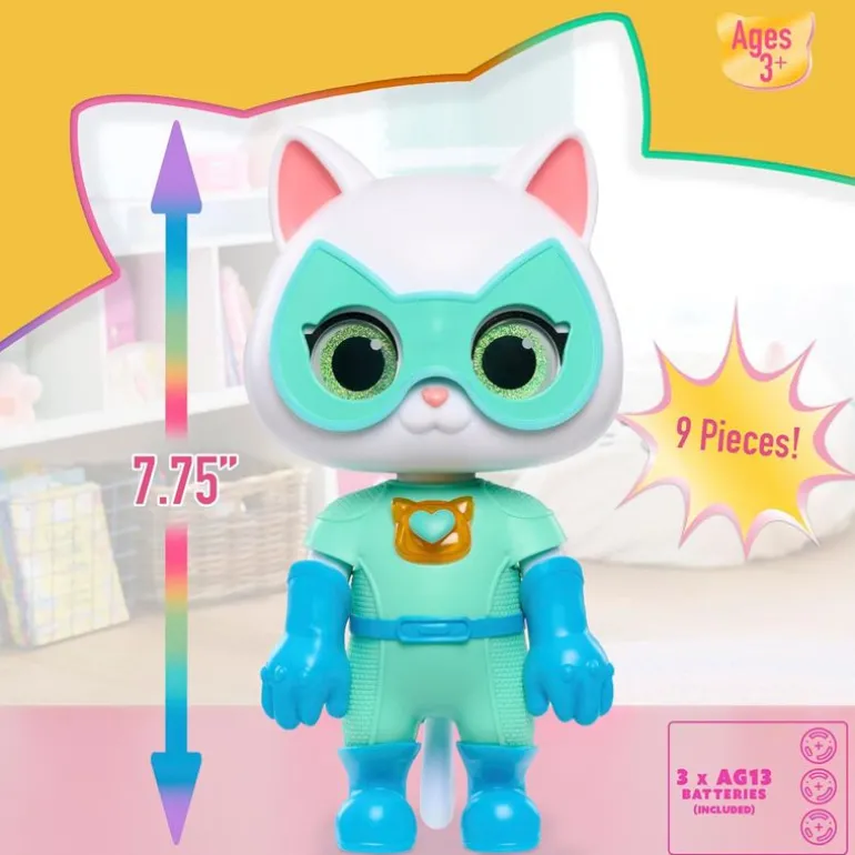 Disney Jr. Superkattungene Transformerende Figur - Bitsy