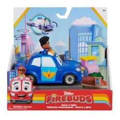Disney Junior Firebuds Action Race 'N Spin Lekebil - Jayden og Piston