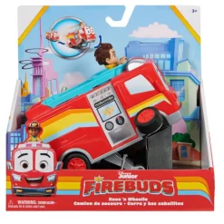 Disney Junior Firebuds Action Race 'N Wheelie Lekebil - Bo og Flash