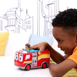 Disney Junior Firebuds Action Race 'N Wheelie Lekebil - Bo og Flash