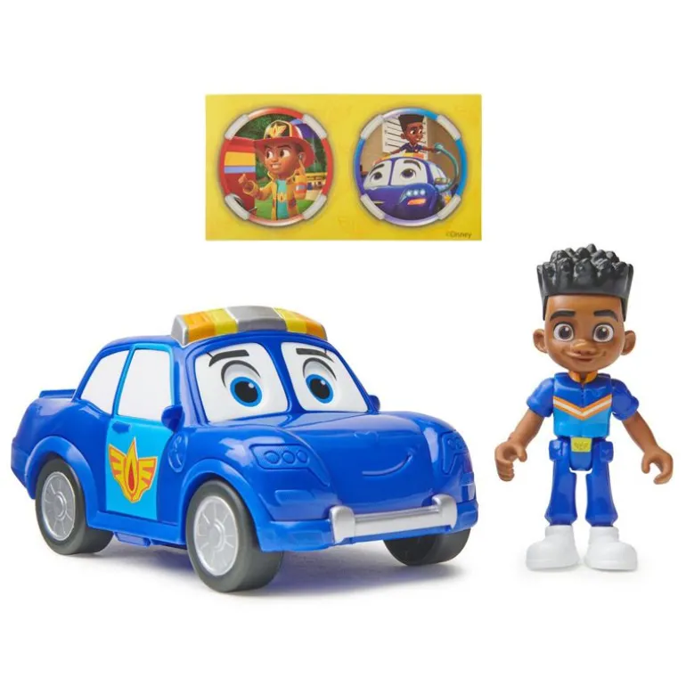 Disney Junior Firebuds Figur 10cm - Jayden og Piston