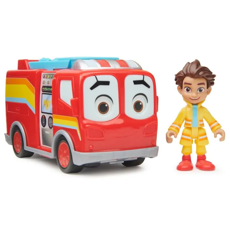 Disney Junior Firebuds Figur 10cm - Bo og Flash