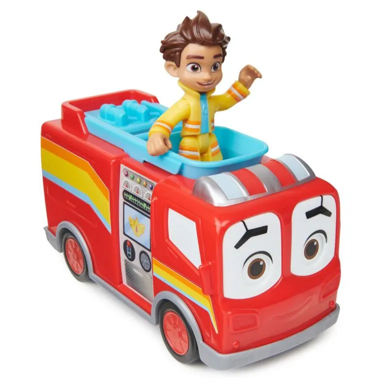 Disney Junior Firebuds Figur 10cm - Bo og Flash
