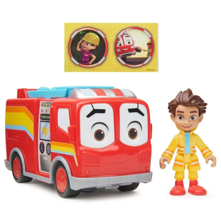 Disney Junior Firebuds Figur 10cm - Bo og Flash