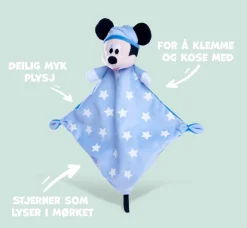 Disney Mikke Mus Koseklut 32cm - Sov Godt Mikke Mus fra 0 år