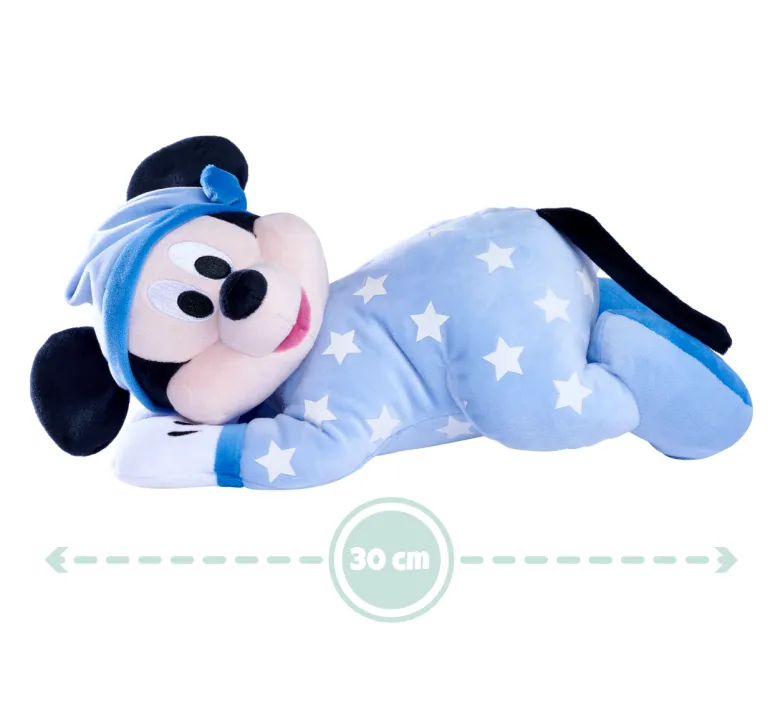 Disney Mikke Mus Plysjbamse 30cm - Sov Godt Mikke Mus fra 0 år