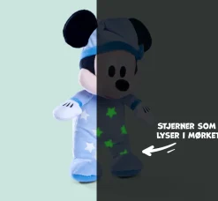 Disney Mikke Mus Plysjbamse 25cm - Sov Godt Mikke Mus fra 0 år