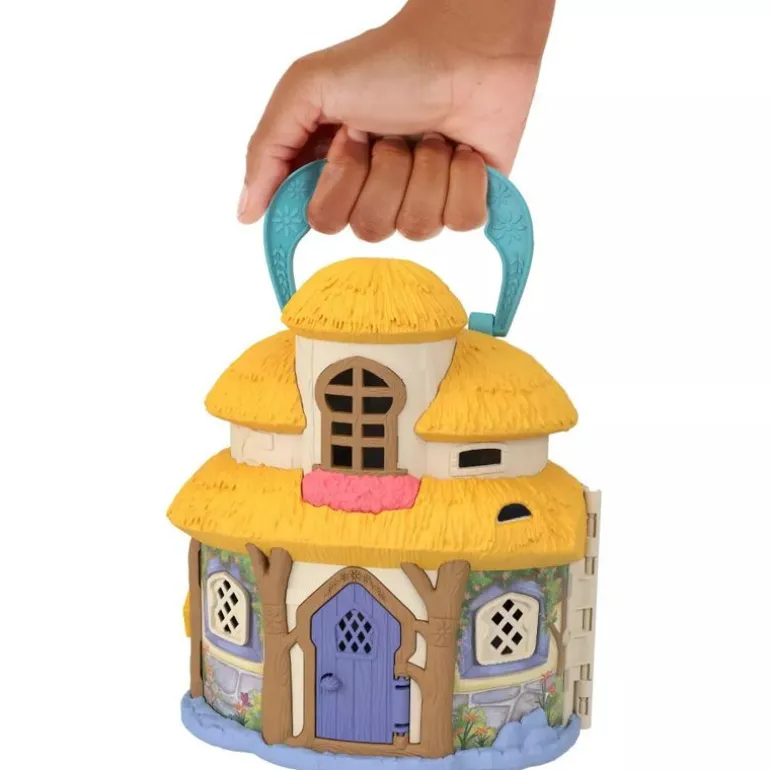 Disney Ønske Lekesett m/ figur og 15+ tilbehør - Mini Hjem