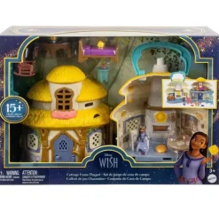 Disney Ønske Lekesett m/ figur og 15+ tilbehør - Mini Hjem
