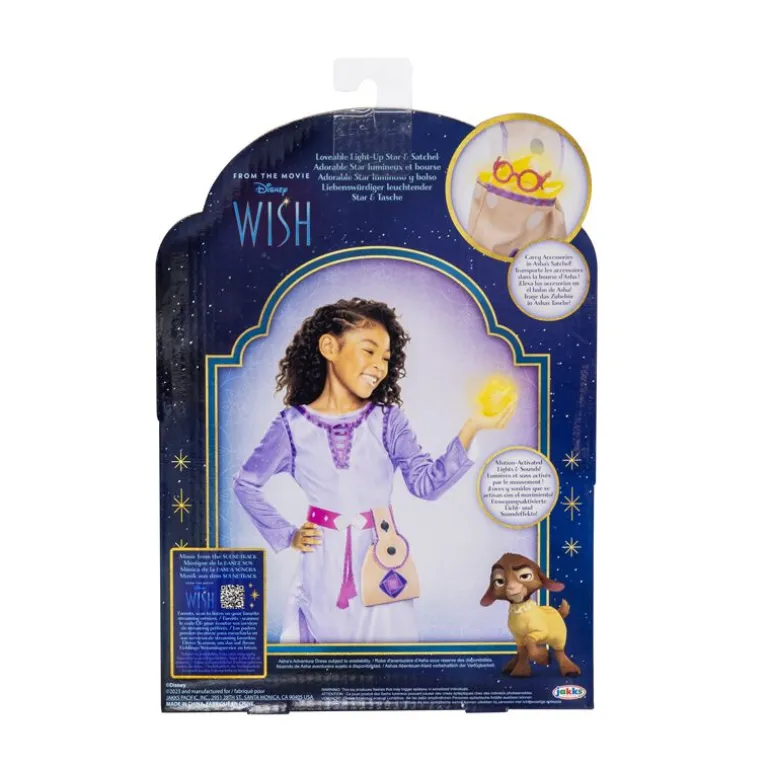 Disney Ønske Rollelek Sett m/ lys - Star og Veske