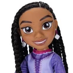 Disney Ønske Syngende Dukke 38cm - Asha m/ Valentino og Star