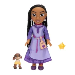 Disney Ønske Syngende Dukke 38cm - Asha m/ Valentino og Star