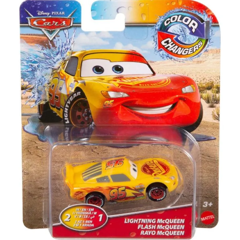 Disney Pixar Biler Color Changers - Lightning McQueen