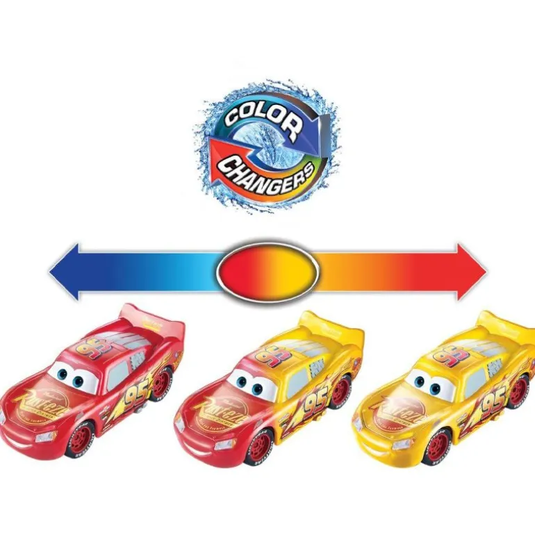 Disney Pixar Biler Color Changers - Lightning McQueen