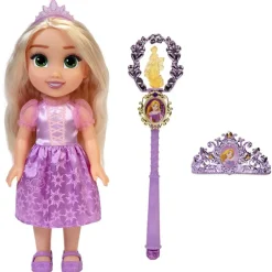 Disney Princess - Rapunzel dukke med tiara
