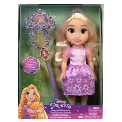 Disney Princess - Rapunzel dukke med tiara