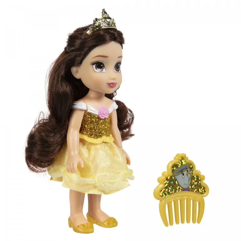 Disney Princess dukke med kam 15 cm - Belle