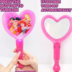 Disney Princess Plantebasert Lip Balm 4-Pakning m/ lysende speil