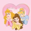 Disney Princess Veggdekor 1stk