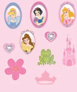 Disney Princess Veggdekor 10stk