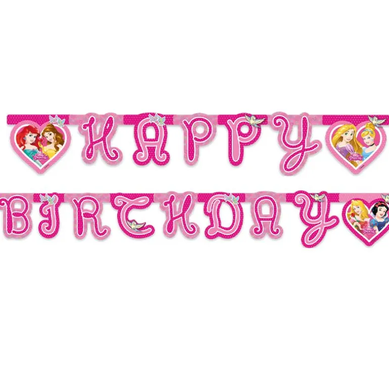 Disney Prinsesse Bursdagsbanner - 1,7 meter