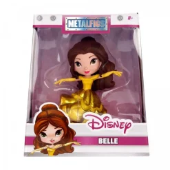 Disney Prinsesse figur i metall 10 cm - Belle med Gullkjole