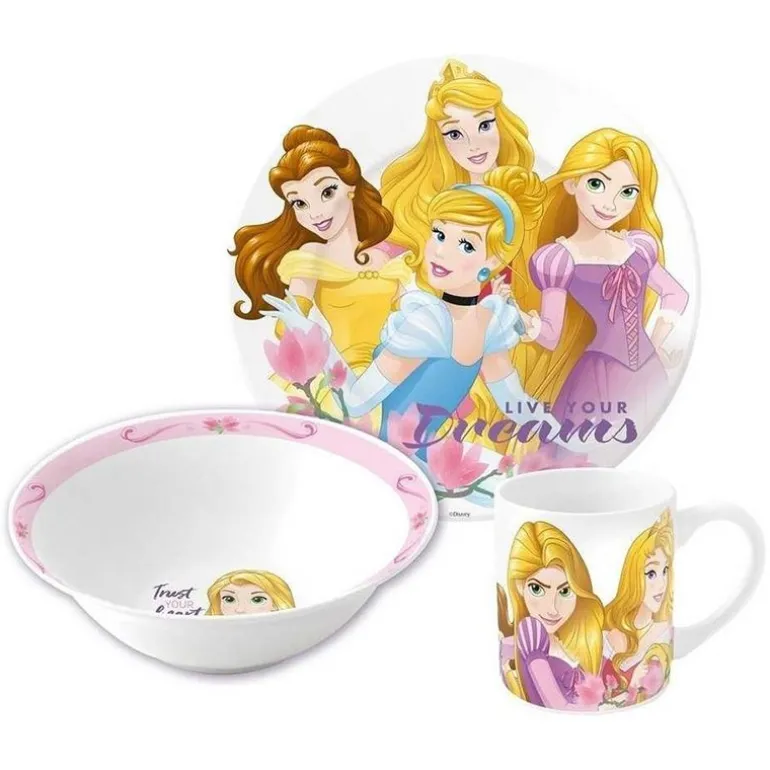 Disney Prinsesse Frokostsett i keramikk