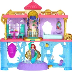 Disney Prinsesse Lekesett m/ figur - Ariel's Land og Sjørike