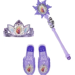 Disney Prinsesse Rapunzel utkledningssett med sko, tiara og septer