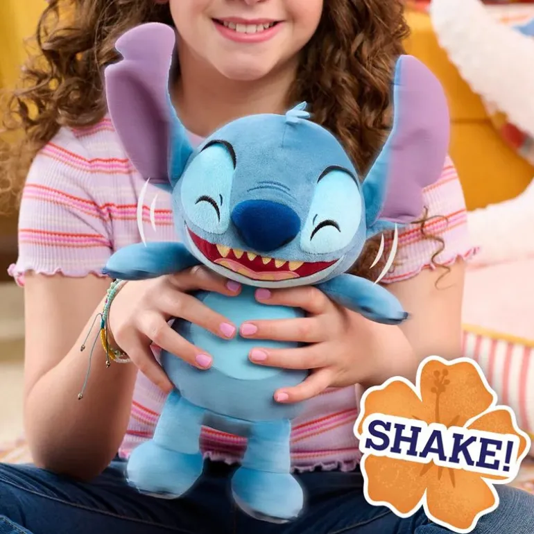 Disney Stitch Crack Me Up Interaktiv Plysjbamse 28cm - Stitch