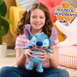 Disney Stitch Crack Me Up Interaktiv Plysjbamse 28cm - Stitch