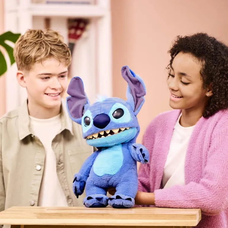 Disney Stitch Interaktiv m/ 100 handlinger og lyder 45cm - Real FX Stitch