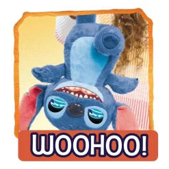 Disney Stitch Movie Many Moods Interaktiv 34cm Plysjbamse m/ 50+ reaksjoner