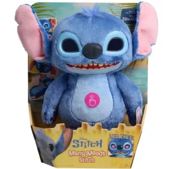 Disney Stitch Movie Many Moods Interaktiv 34cm Plysjbamse m/ 50+ reaksjoner