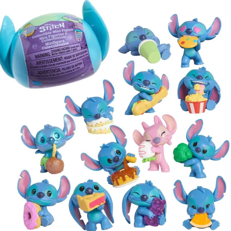 Disney Stitch Overraskelse Samlefigur 5cm - Feed Me Stitch