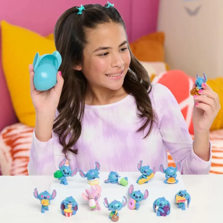 Disney Stitch Overraskelse Samlefigur 5cm - Feed Me Stitch