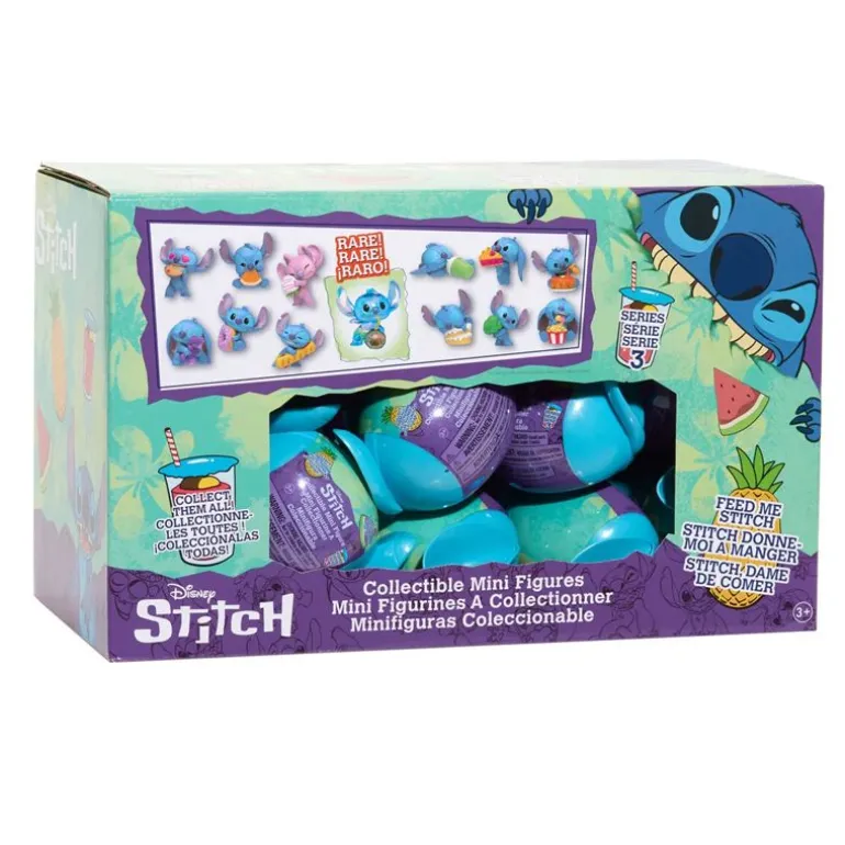 Disney Stitch Overraskelse Samlefigur 5cm - Feed Me Stitch
